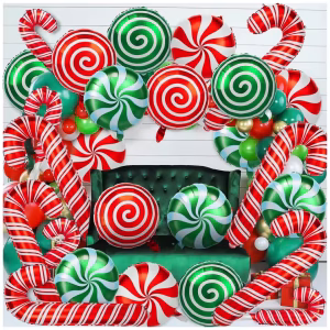 36-Piece Christmas Candy Balloon Kit